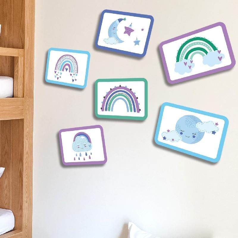 مجموعة قوس قزح الخشبية