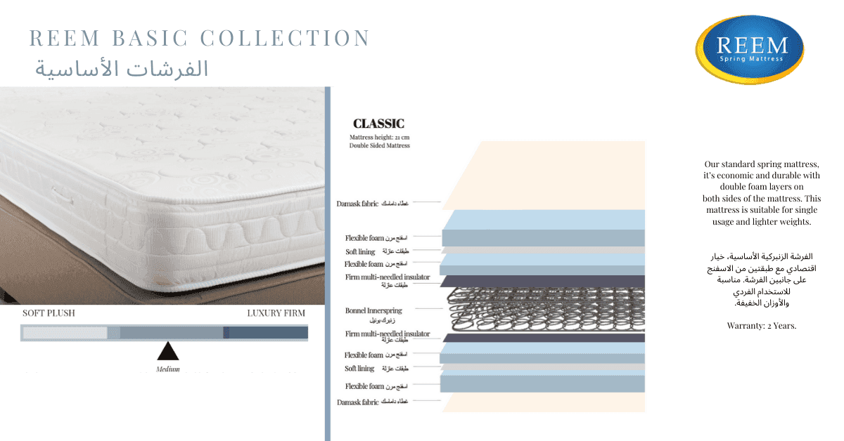 فرشة ريم الزنبركية