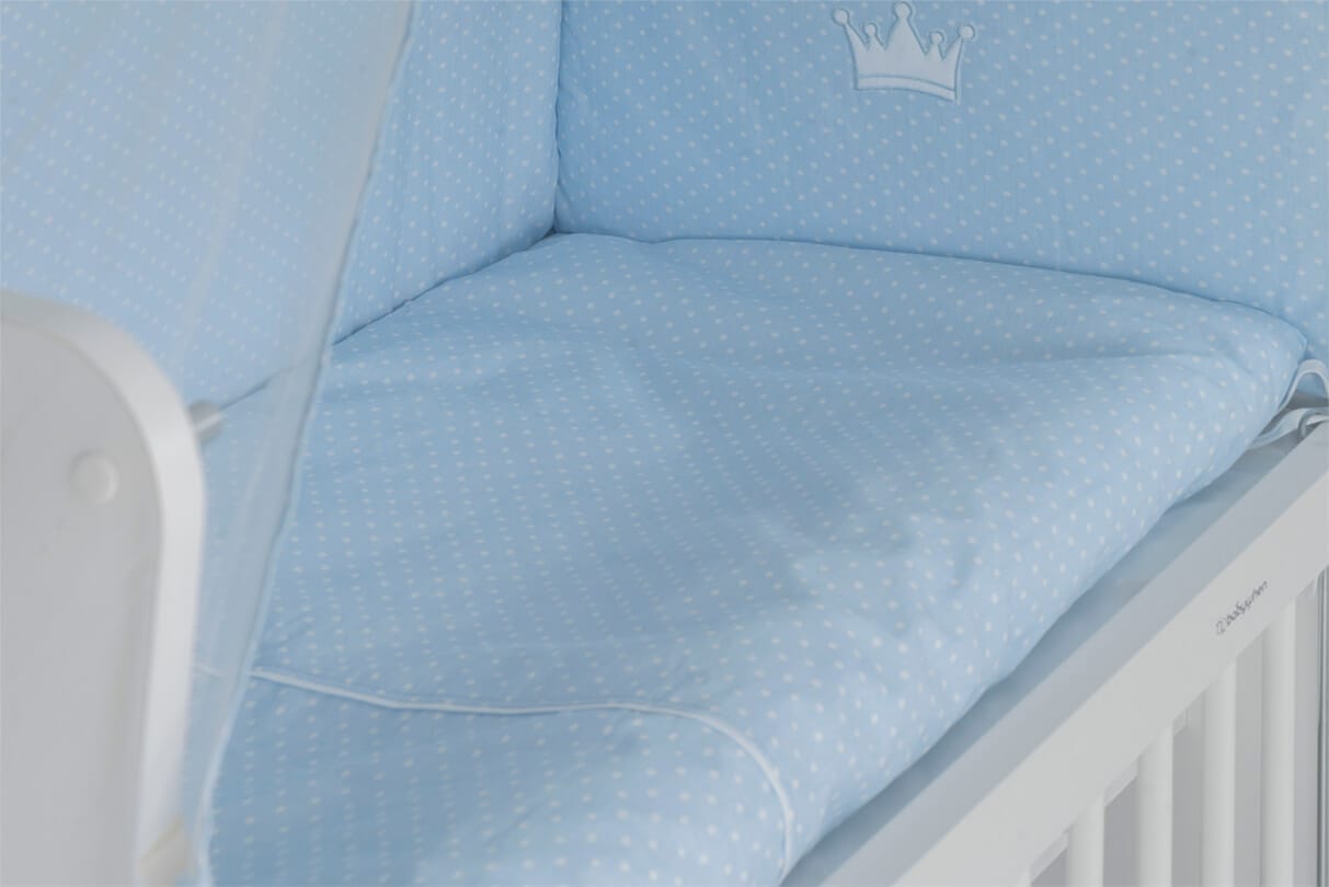 طقم سرير بيبي أزرق - 90 * 50 سم (BW1112) - الصورة 2