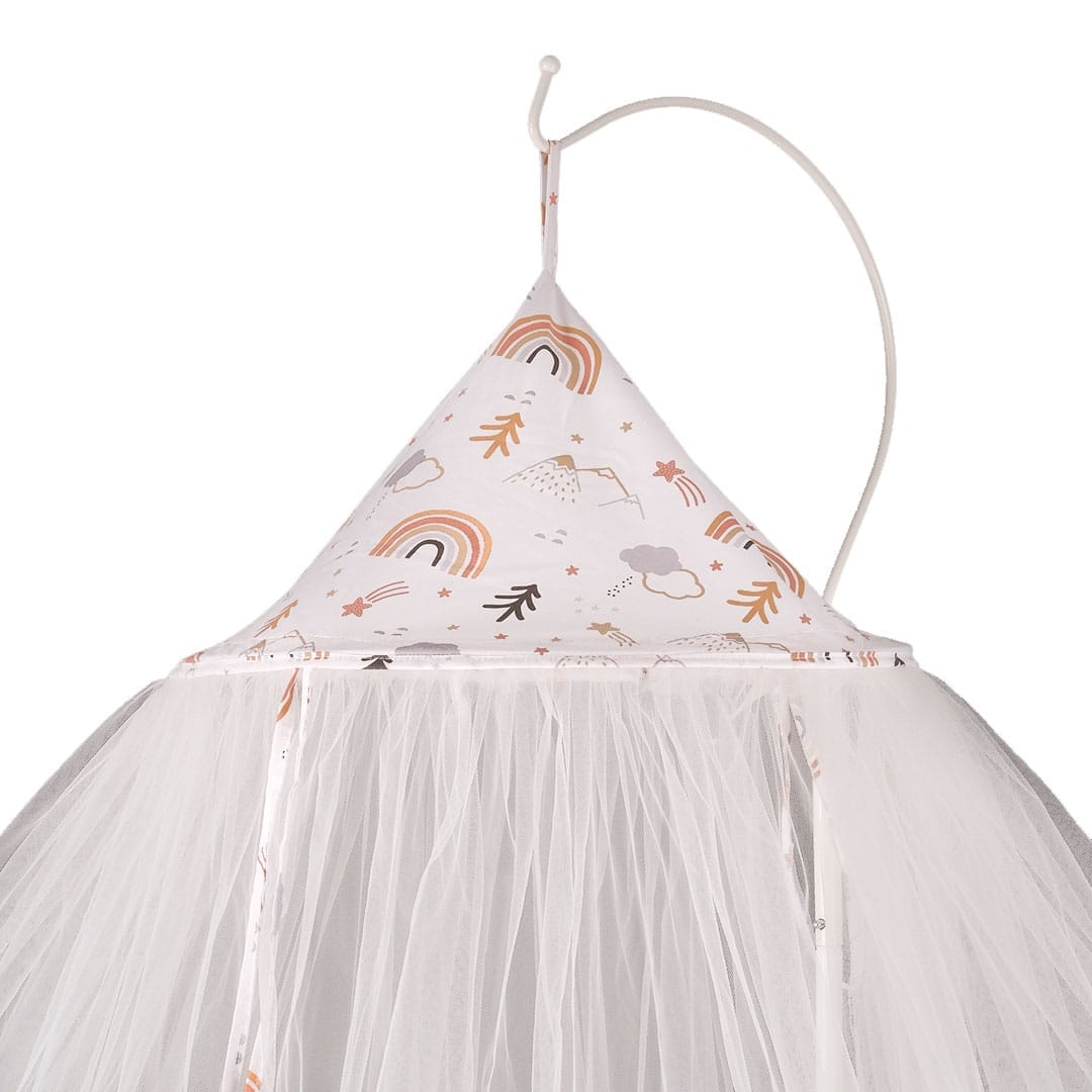 Baby Bed Moon Cone Mosquito Net Cinnamon