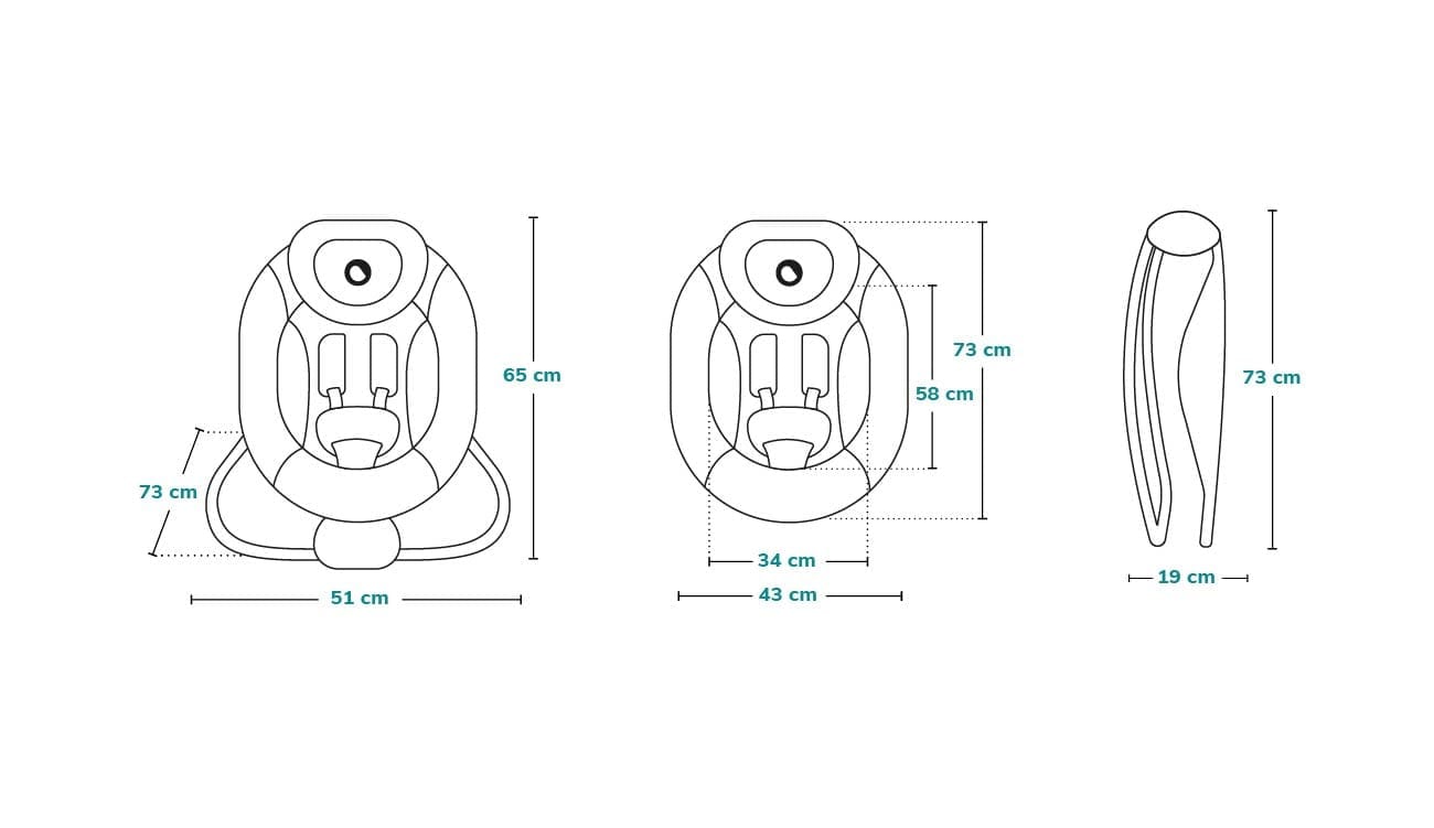 Lionelo Pascal Grey Dove - bouncer - rocker - Image 6
