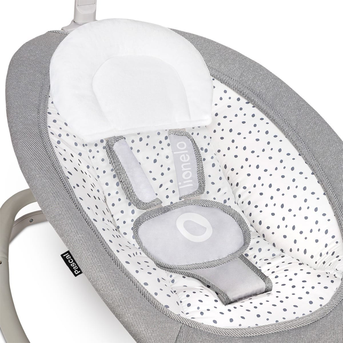 Lionelo Pascal Grey Dove - bouncer - rocker - Image 3