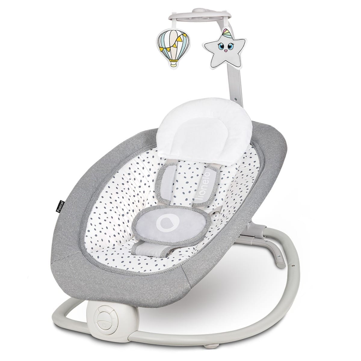 Lionelo Pascal Grey Dove - bouncer - rocker