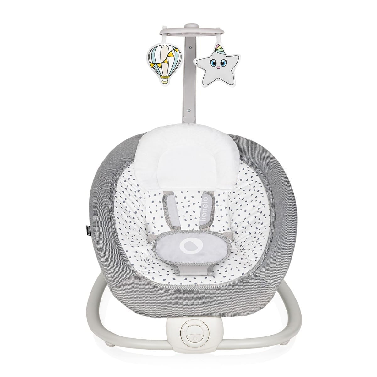 Lionelo Pascal Grey Dove - bouncer - rocker - Image 2