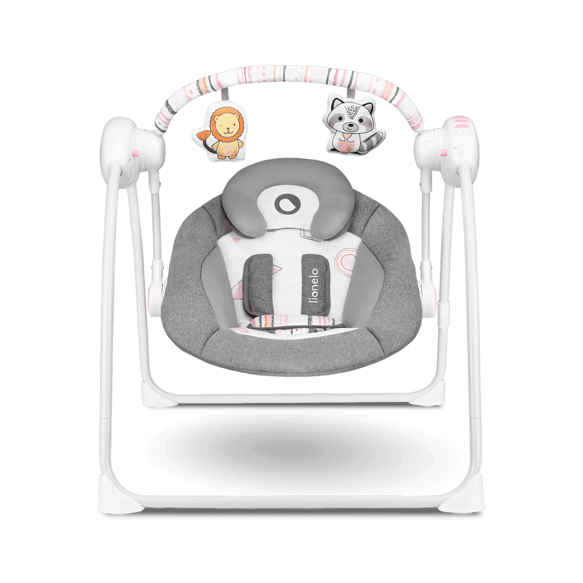 Lionelo Ruben Grey Rose - bouncer - rocker - Image 2