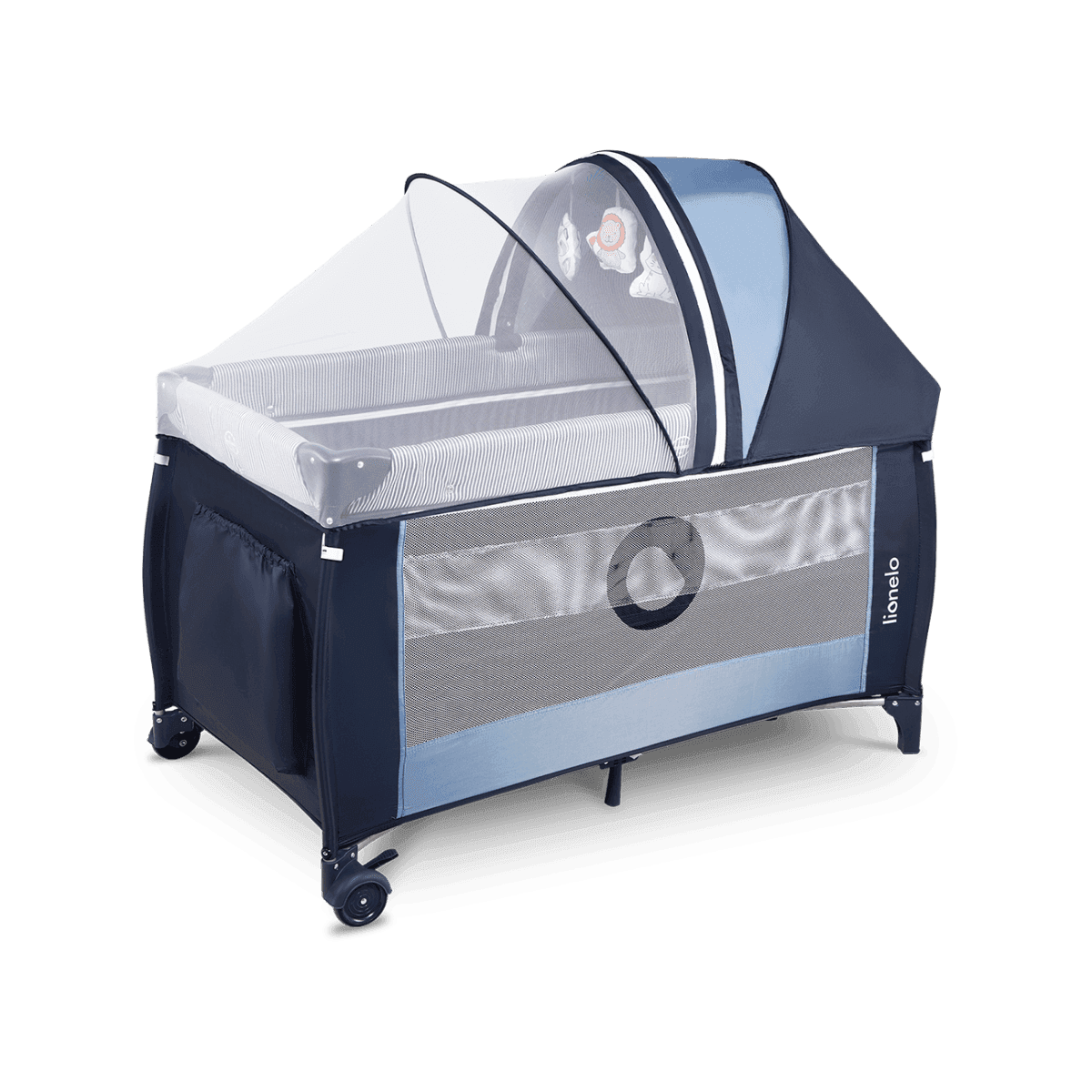 Lionelo Sven Plus Blue Navy - cot 2 in 1 - Image 3