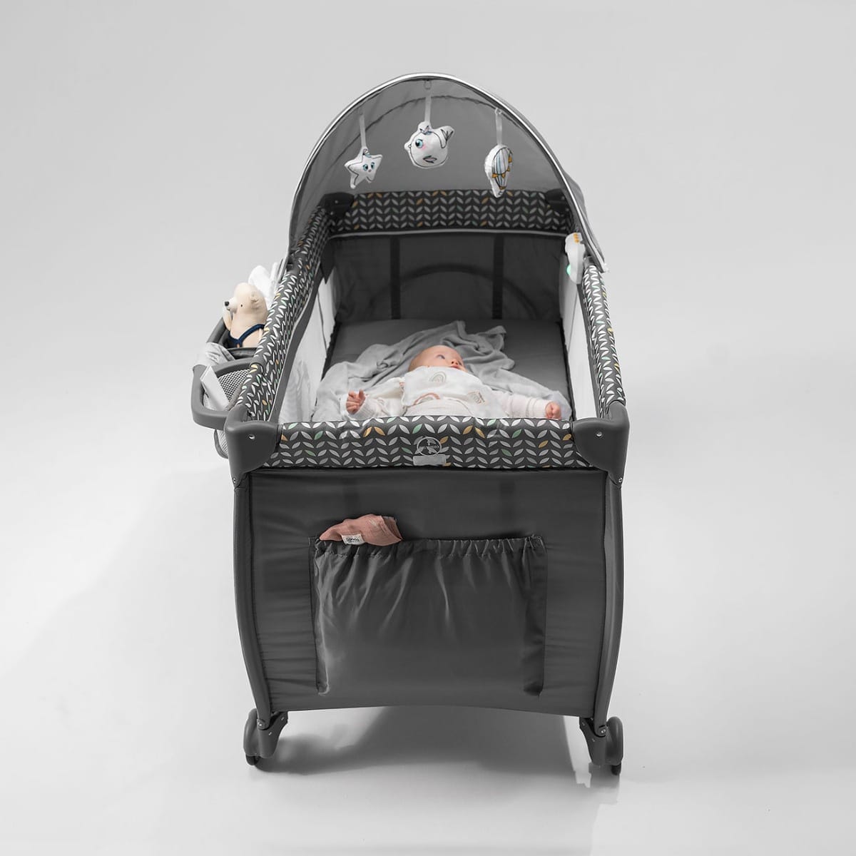 Lionelo Sven Plus Grey Scandi - cot 2 in 1 - Image 5