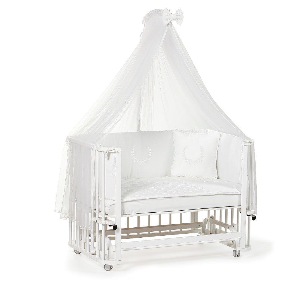 Ege 4 in 1 Baby Crib White (AW-2)