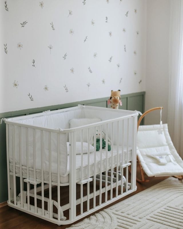 Ege 4 in 1 Baby Crib White (AW-2) - Image 4