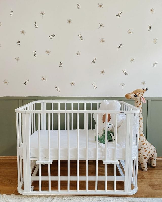 Ege 4 in 1 Baby Crib White (AW-2) - Image 5