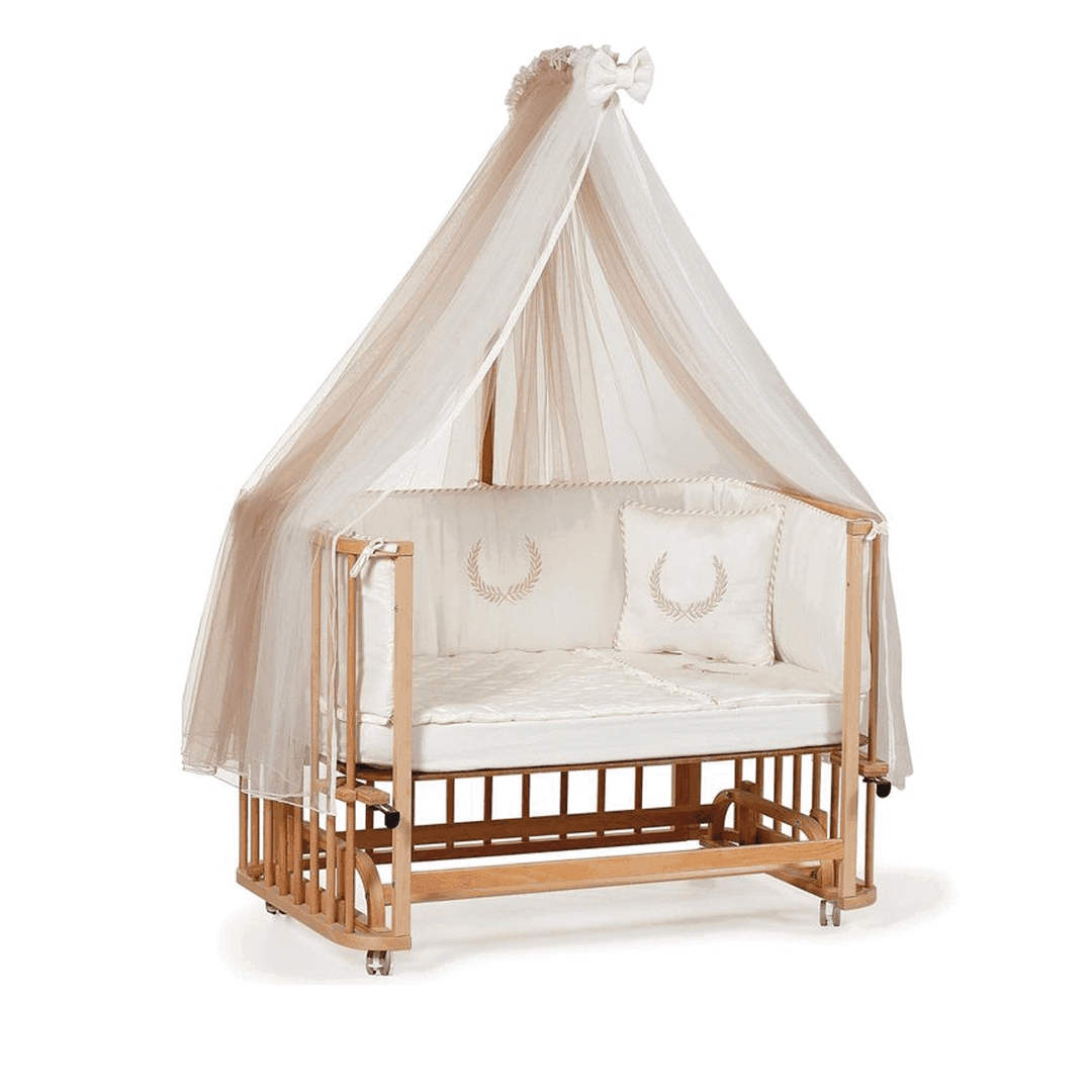 Ege 4 in 1 Baby Crib Natural (AN-1)