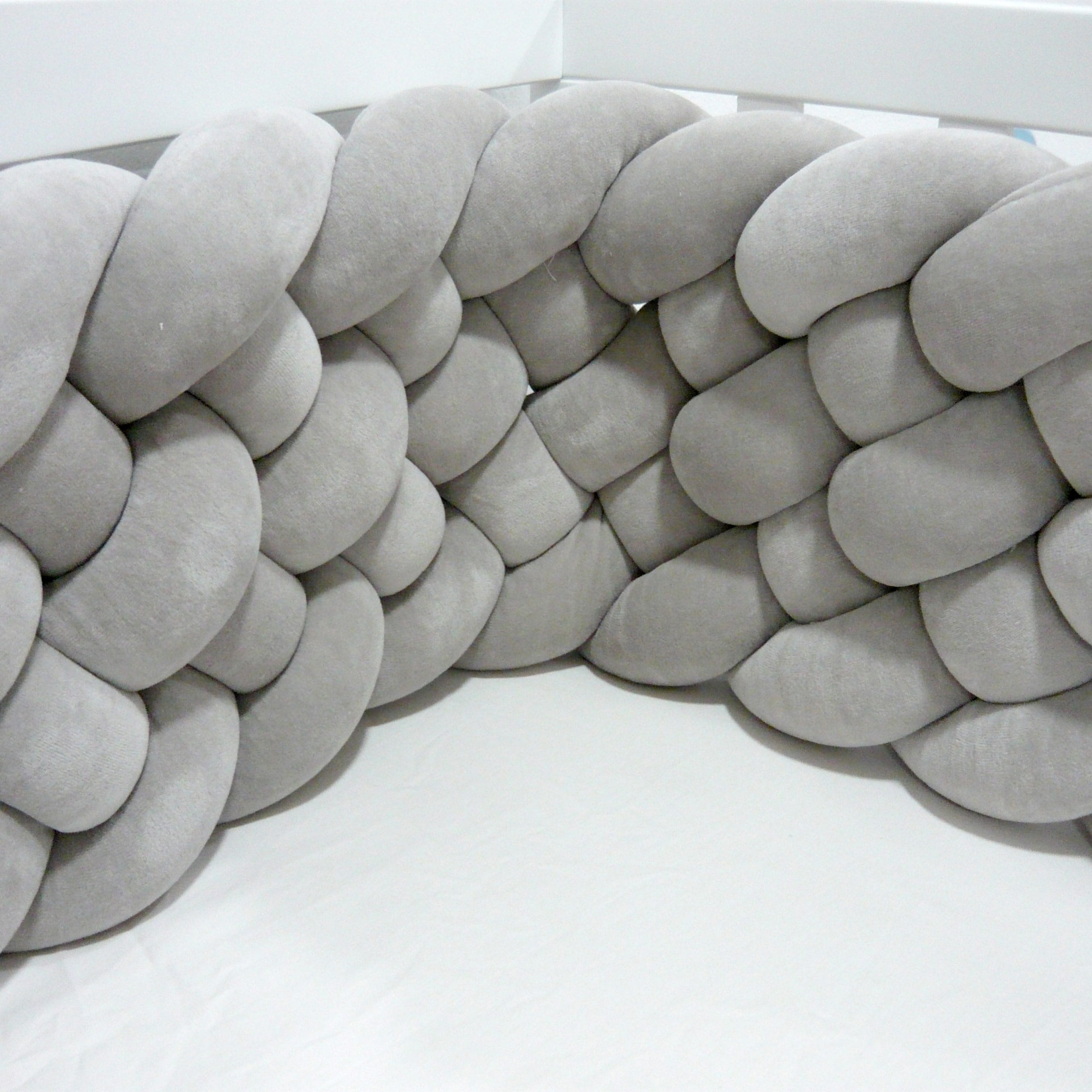 Fluffy Braided Bumper Bedding Set Stone - Image 4