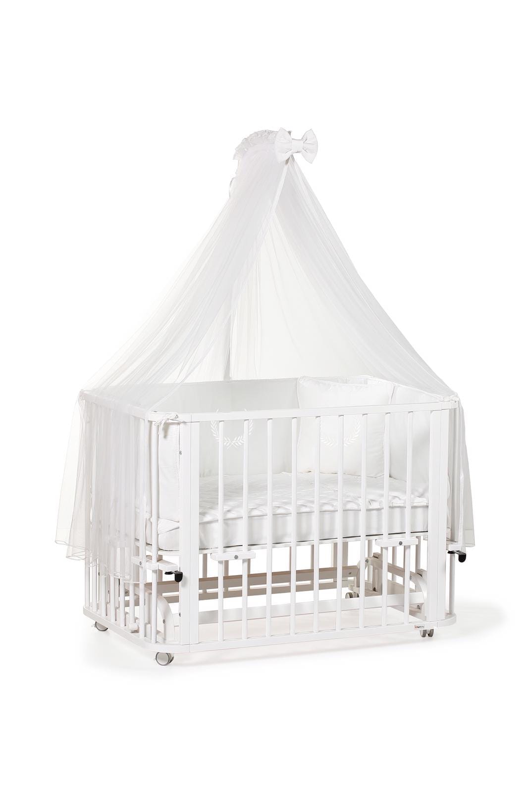 Ege 4 in 1 Baby Crib White (AW-2) - Image 2
