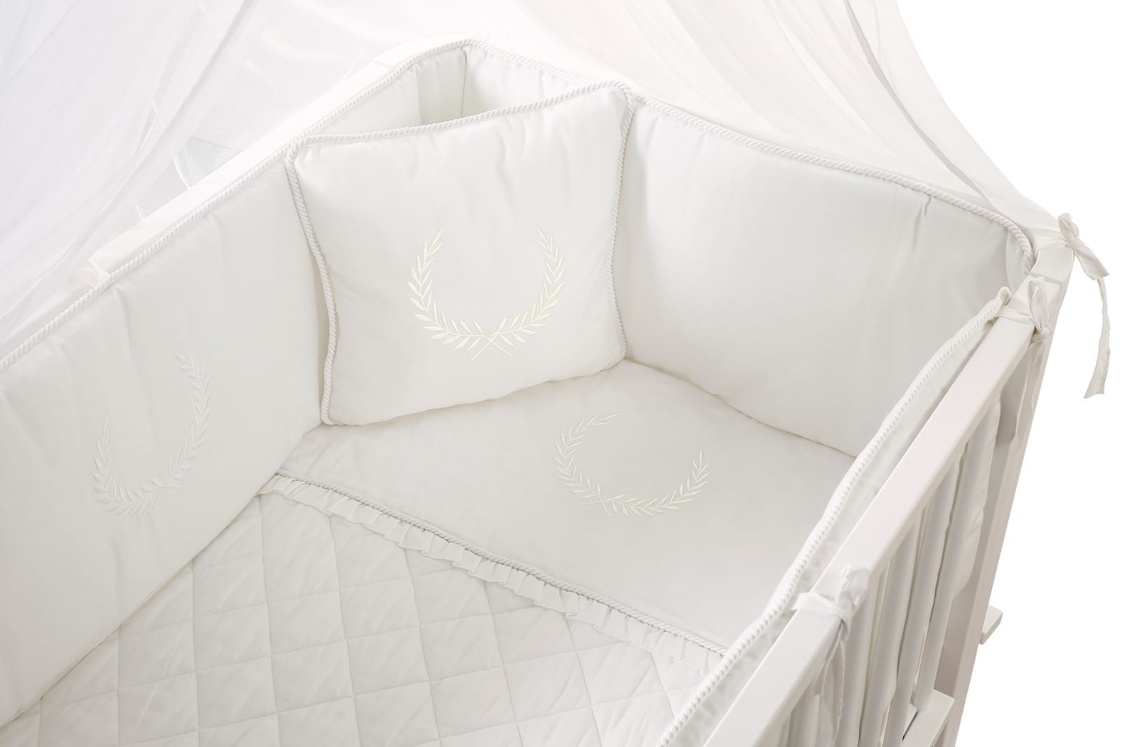 Ege 4 in 1 Baby Crib White (AW-2) - Image 6