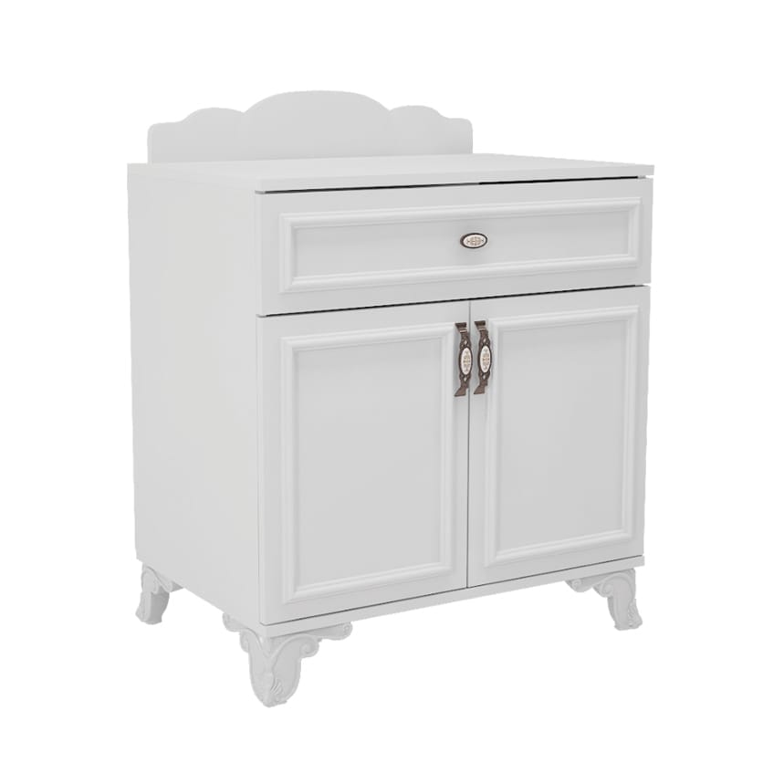 وحدة أدراج (أبيض) – ليزا