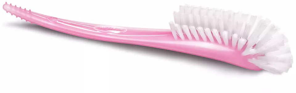 أفينت فرشاة لتنظيف الرضّاعة والحلمة - زهري - الصورة 2