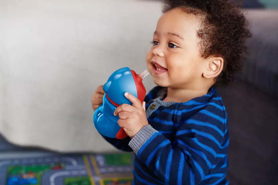 Avent Bendy straw cup 200 ml - blue - Image 3