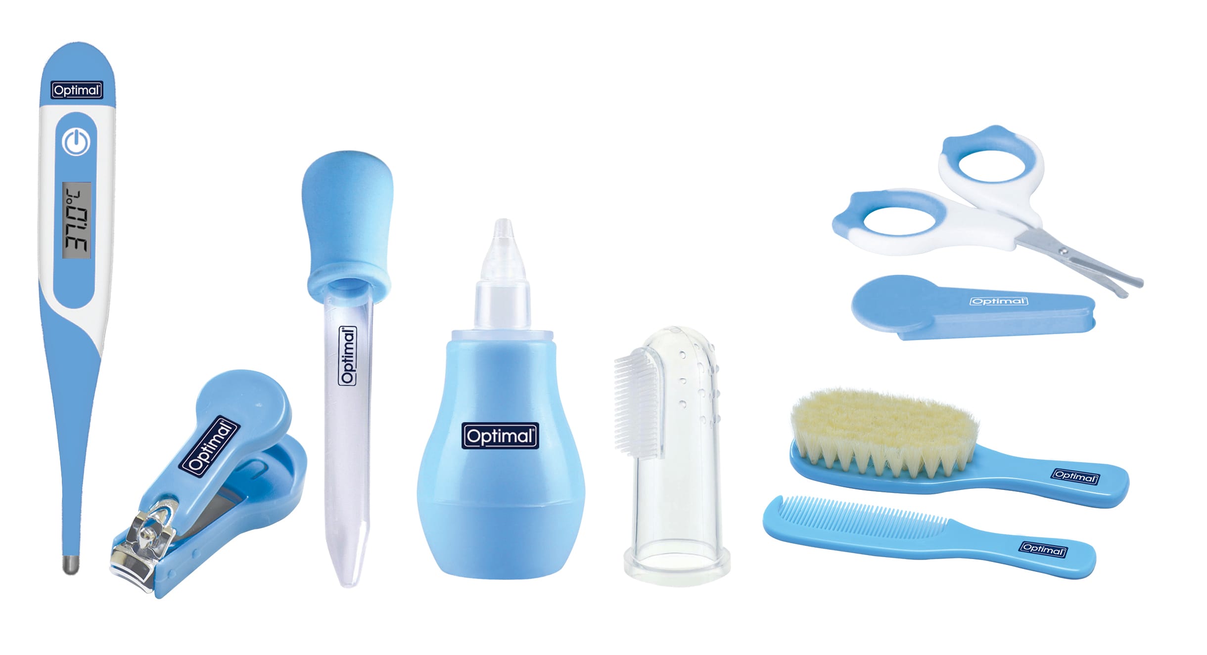 Optimal Baby Care Set (8 pcs) Blue - Image 2