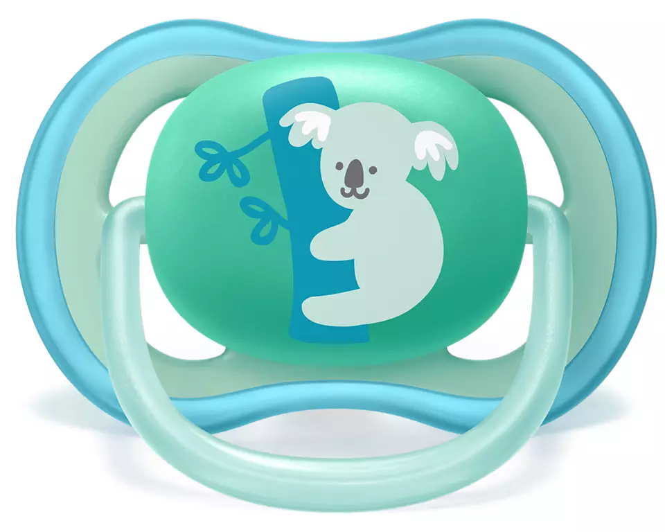 Avent ultra air pacifier mixte animals (18 m+) blue - Image 2