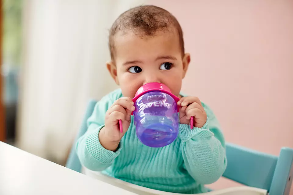 Avent my easy sip cup Pink 200 ml - Image 4