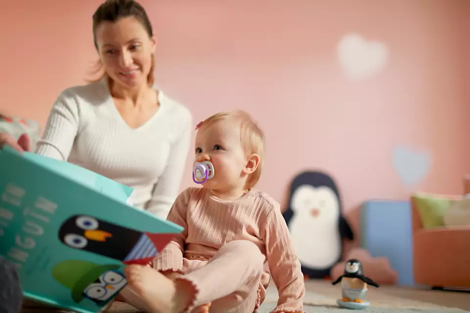 أڤنت لهاية حيوانات لطيفة (0-6) شهر - زهري - الصورة 4