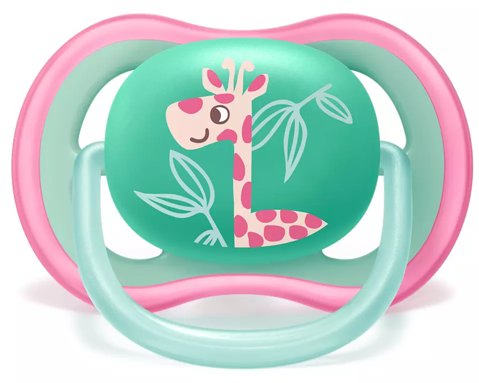 Avent ultra air pacifier mixte animals (18 m+) pink - Image 3