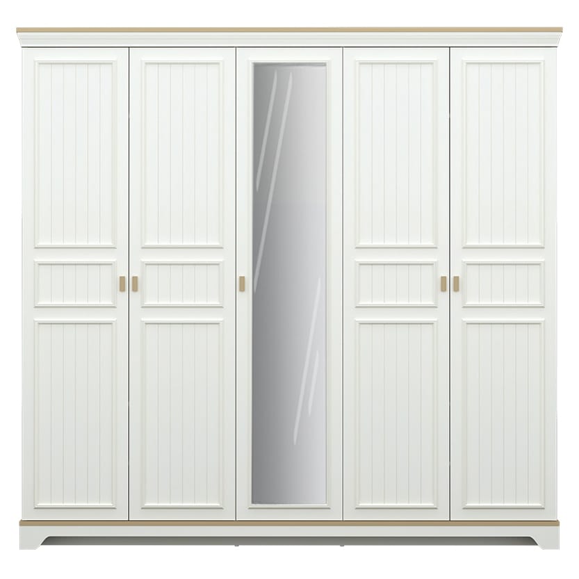 Almila Monte 5 Doors Wardrobe - Image 3