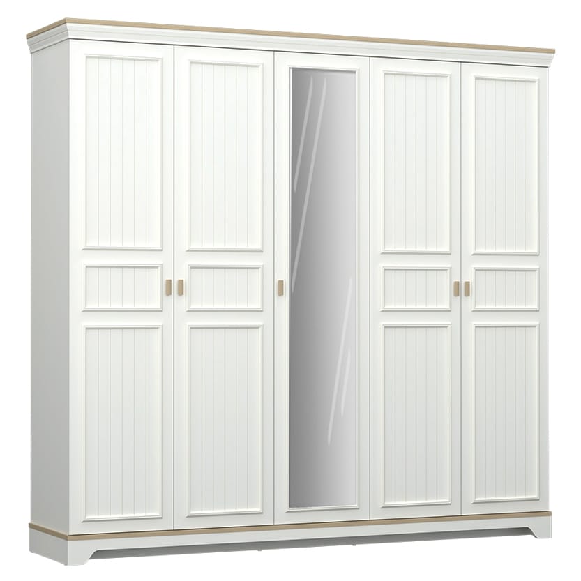 Almila Monte 5 Doors Wardrobe