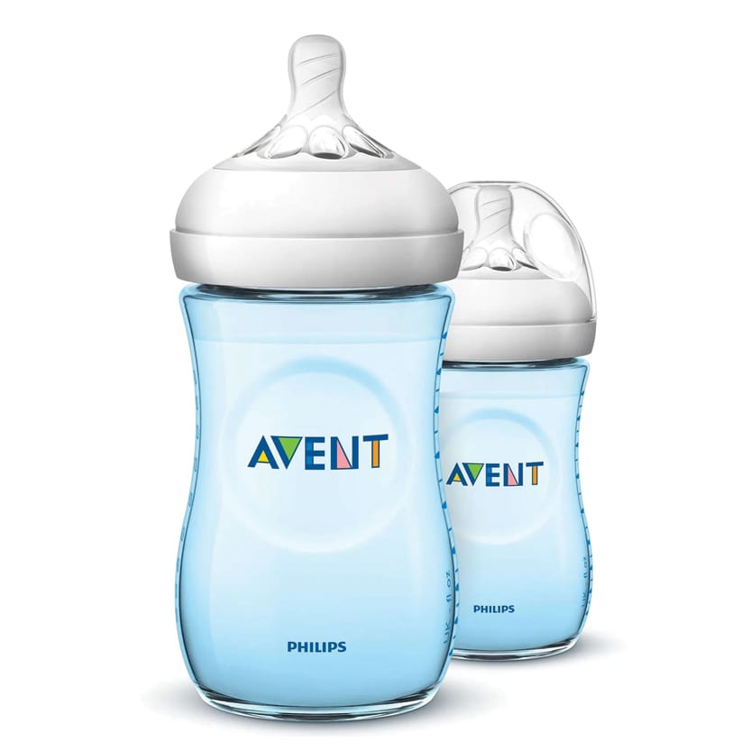 Avent Natural Baby 2 Bottles 260 ml Blue