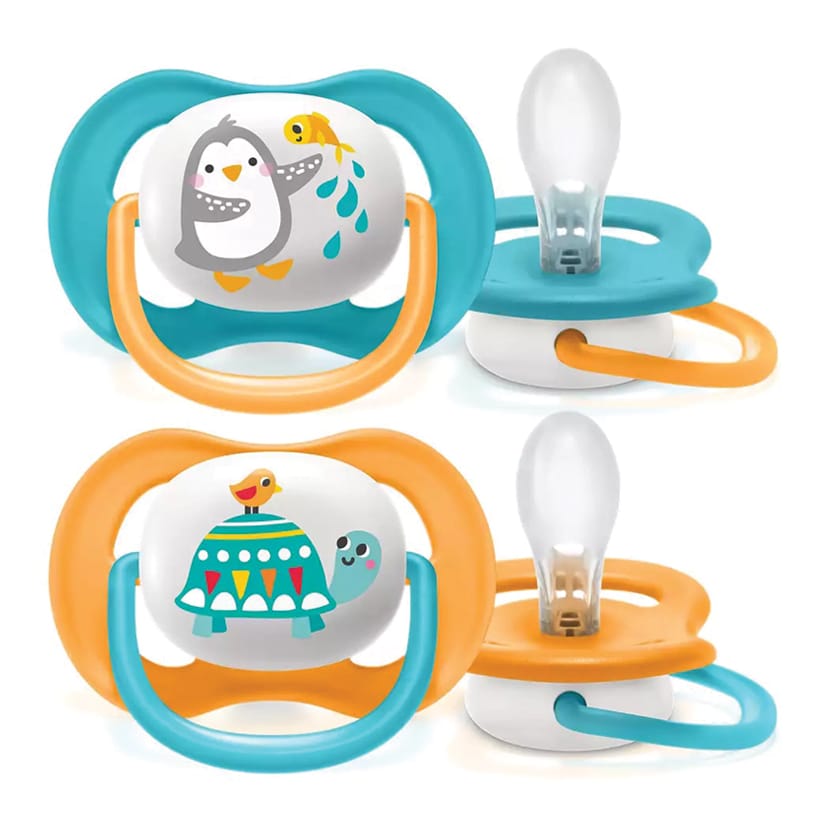 Avent ultra air pacifier Animals (6-18 m) blue