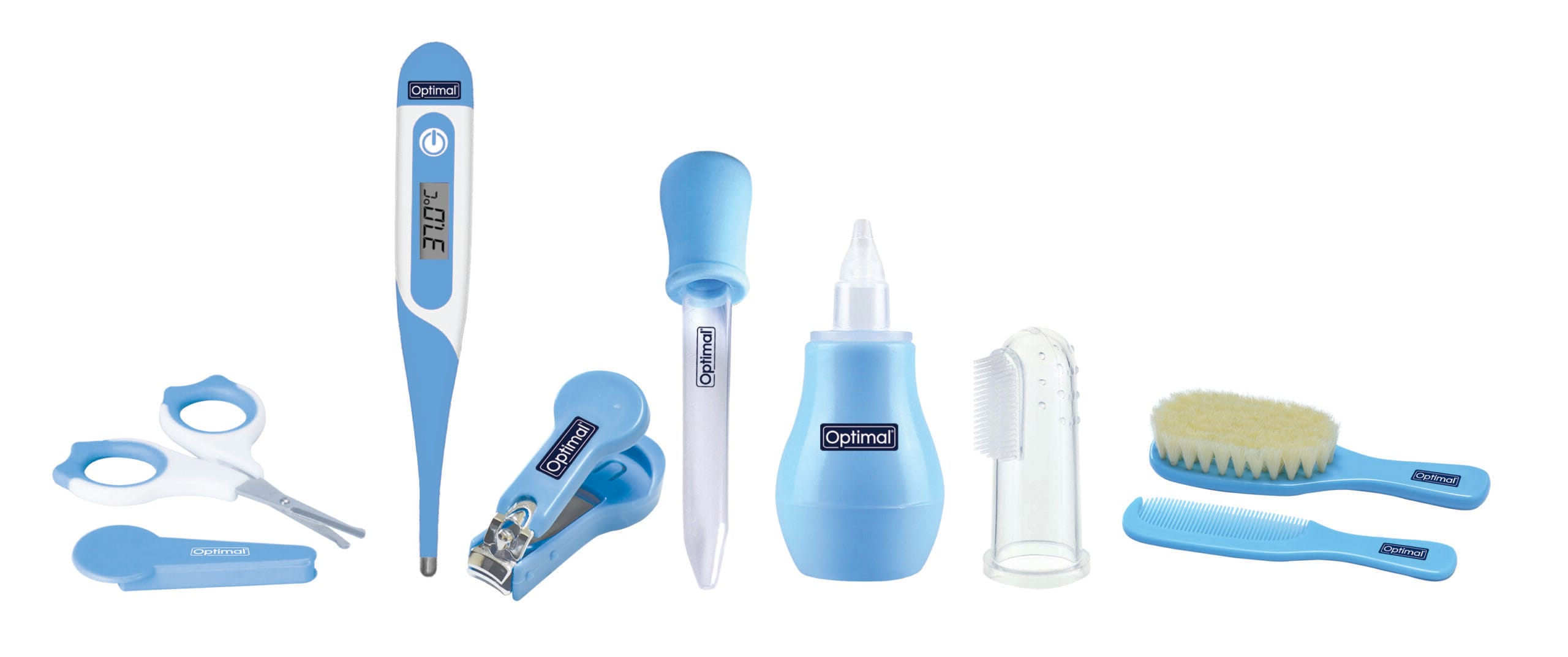 Optimal Baby Care Set (8 pcs) Blue - Image 5