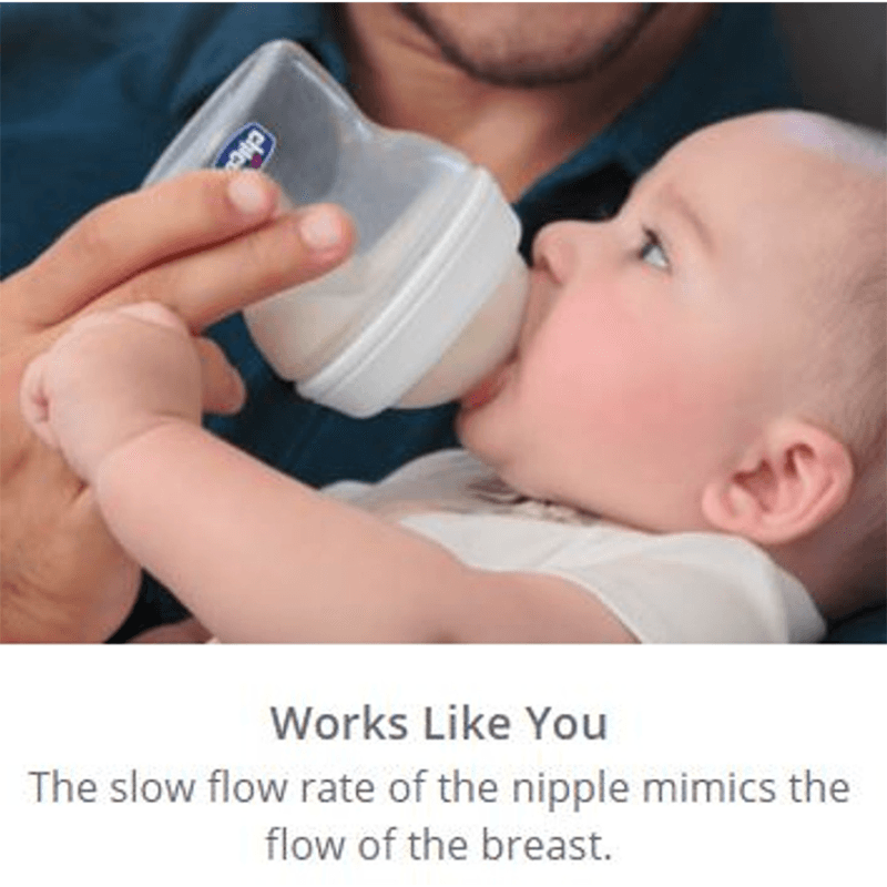 Chicco Natural feeling Regular Flow, 150 ml (0 m+) Blue - Image 5