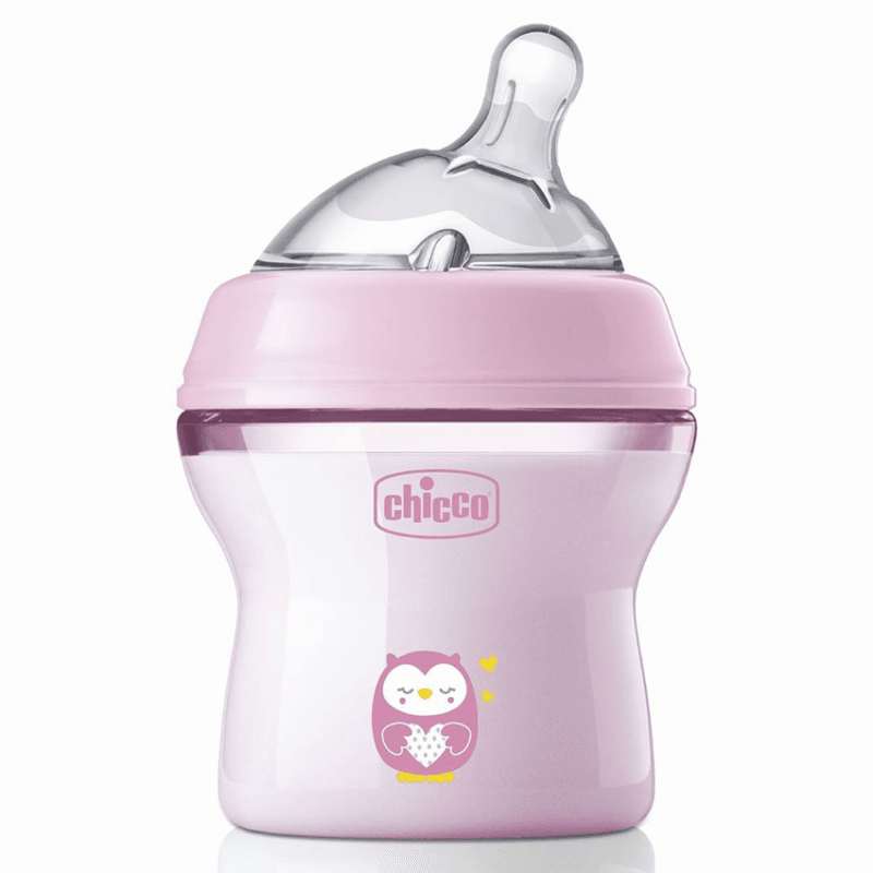 Chicco Natural feeling Regular Flow, 150 ml (0 m+) Pink