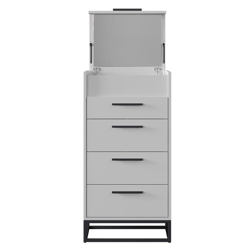 وحدة 4 أدراج مع مرآة – ألميلا، ليجند موون - الصورة 2