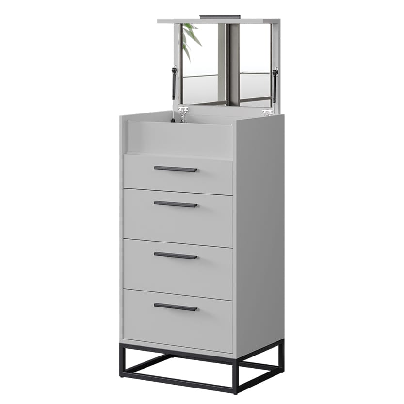 وحدة 4 أدراج مع مرآة – ألميلا، ليجند موون - الصورة 6