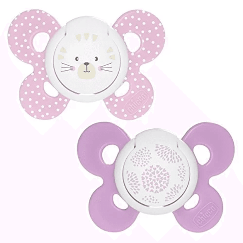 Chicco Physio Comfort Silicone Pacifier (6-16 m) (Purple - Baige)