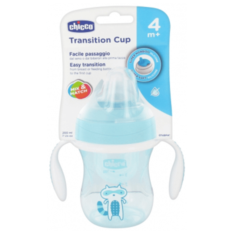 Chicco Transition Cup 200 ml (4m+) Blue - Image 4
