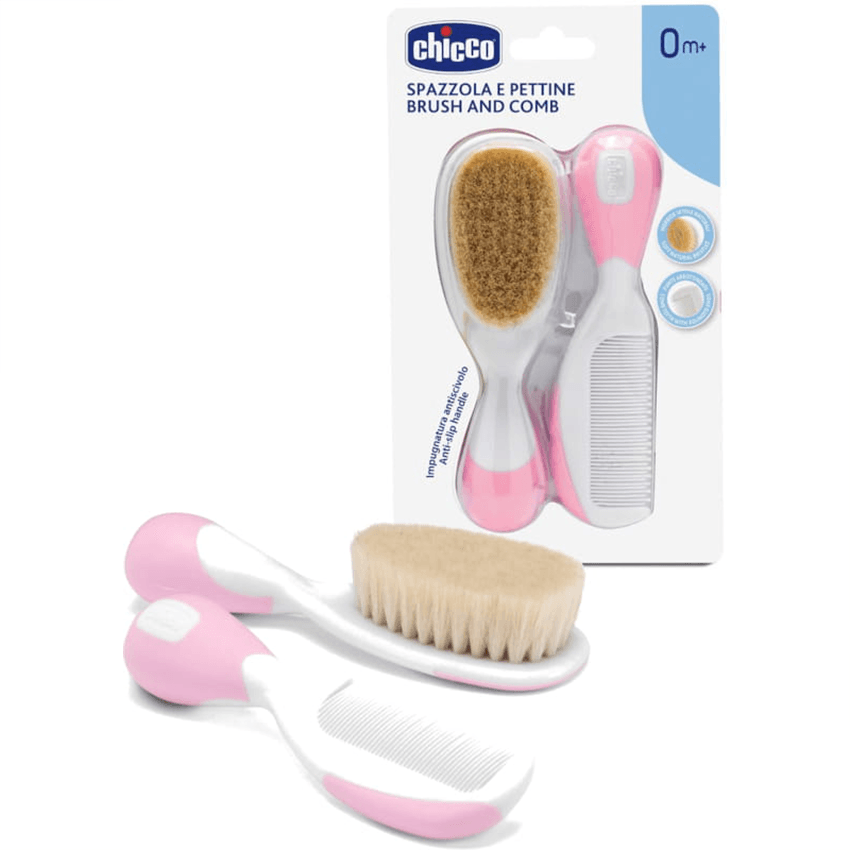 Chicco Brush And Comb Pink - Image 2