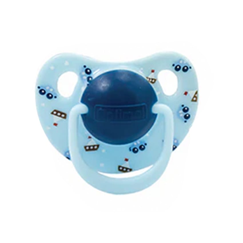 Optimal Round Nipple Silicone Pacifier (6+ m) Blue