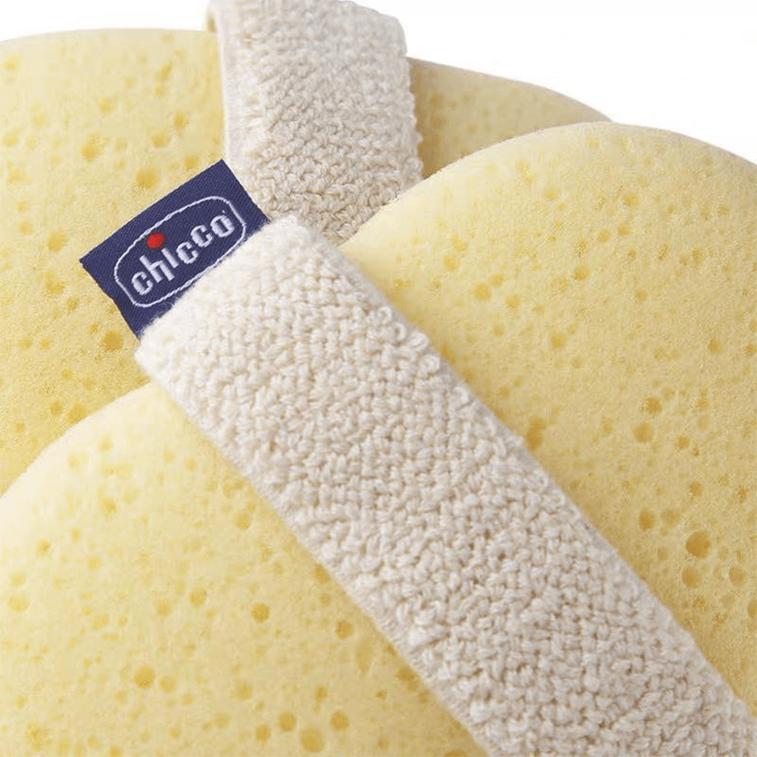 Chicco Sponge Bath Glove Baby Moments - Image 3