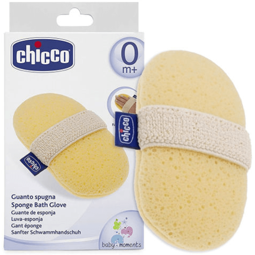 Chicco Sponge Bath Glove Baby Moments