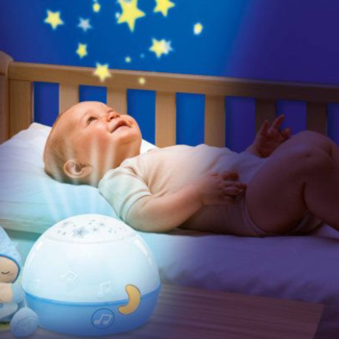 Chicco Goodnight Stars Soft Musical Nightlight, Blue - Image 4