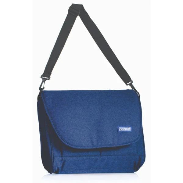 اوبتيمال حقيبة أنيقة للأم والطفل، باللون الأزرق