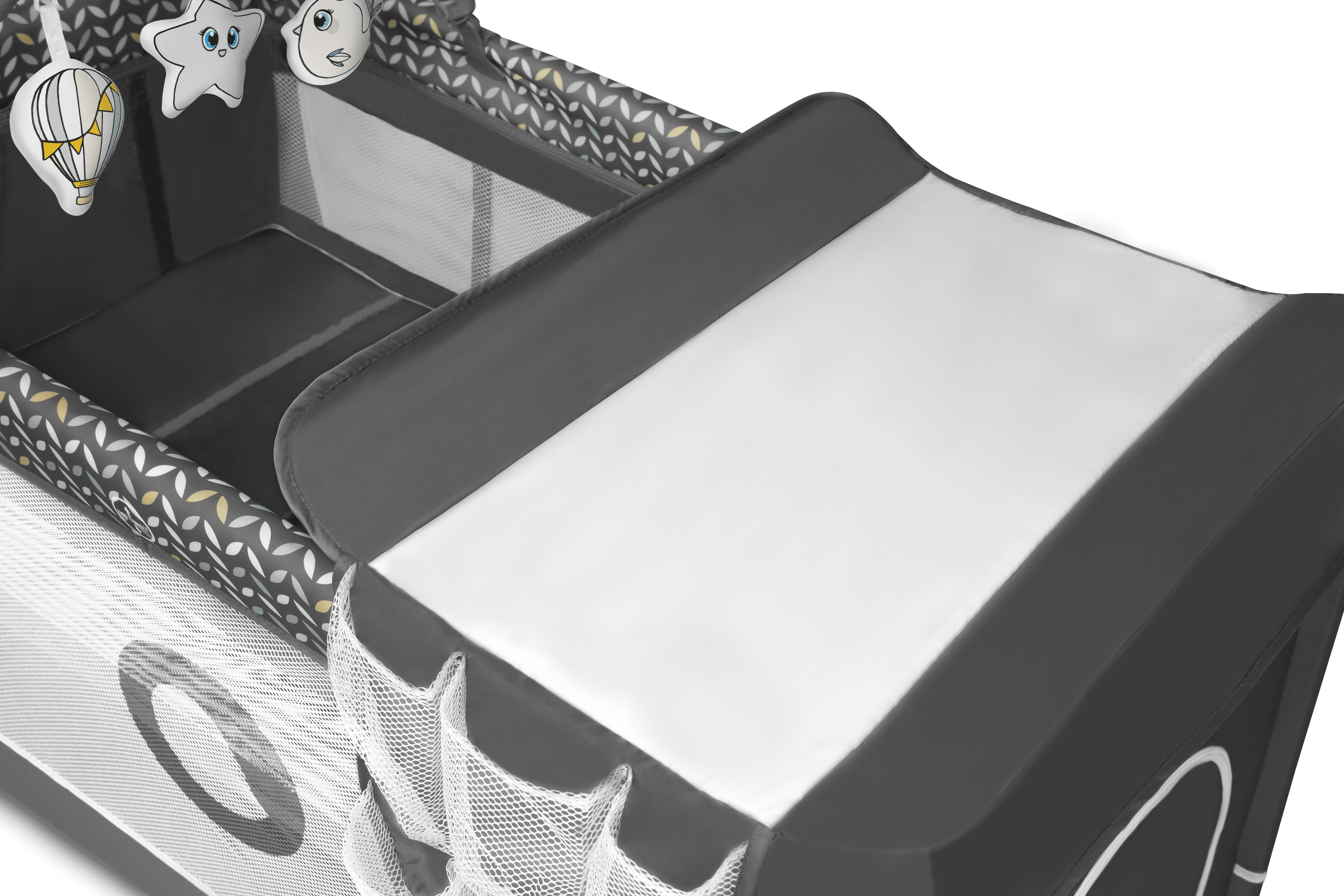 Lionelo Flower Grey Scandi â Cot 2in1 - Image 9