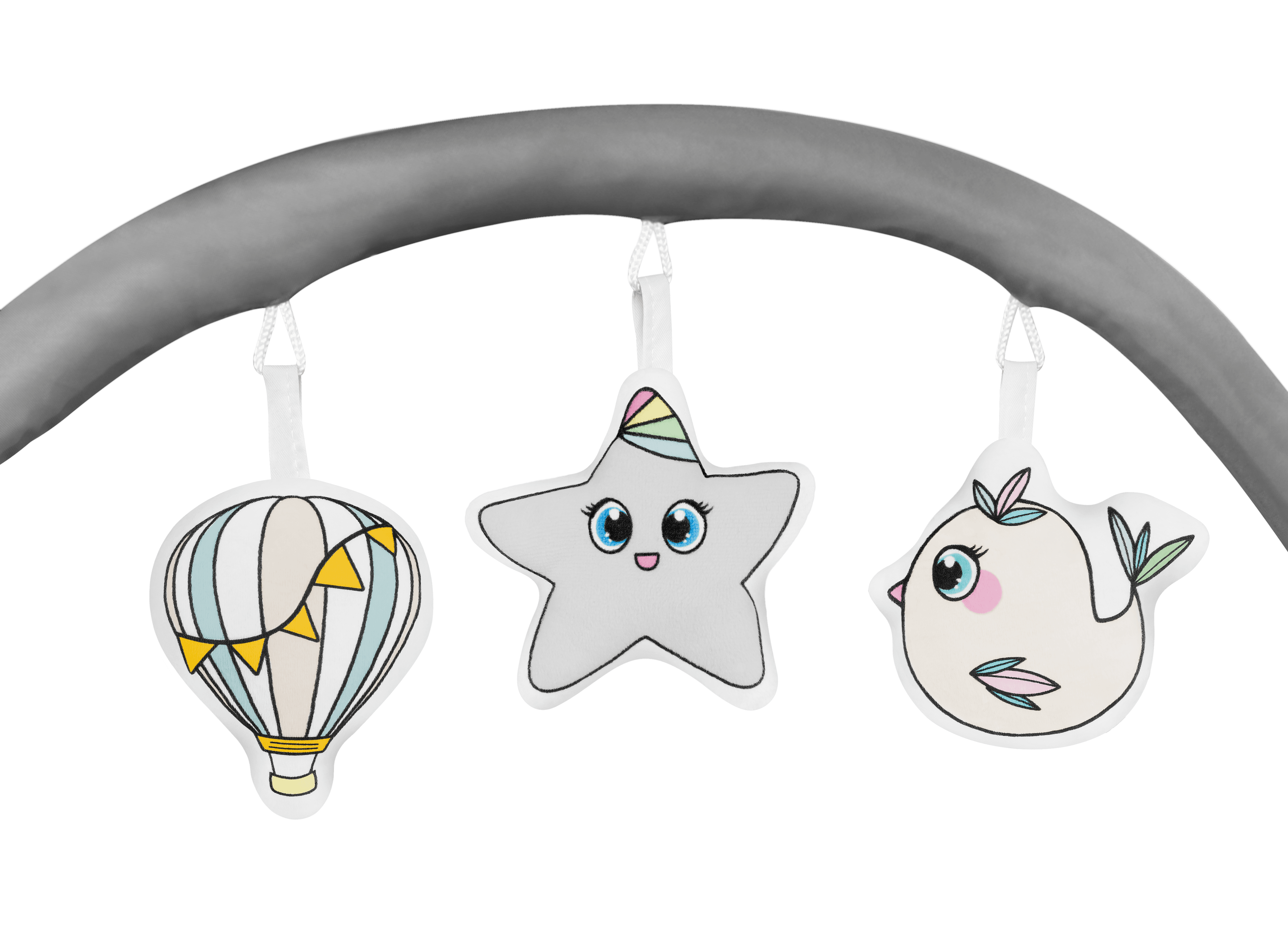 Lionelo Flower Grey Scandi â Cot 2in1 - Image 8