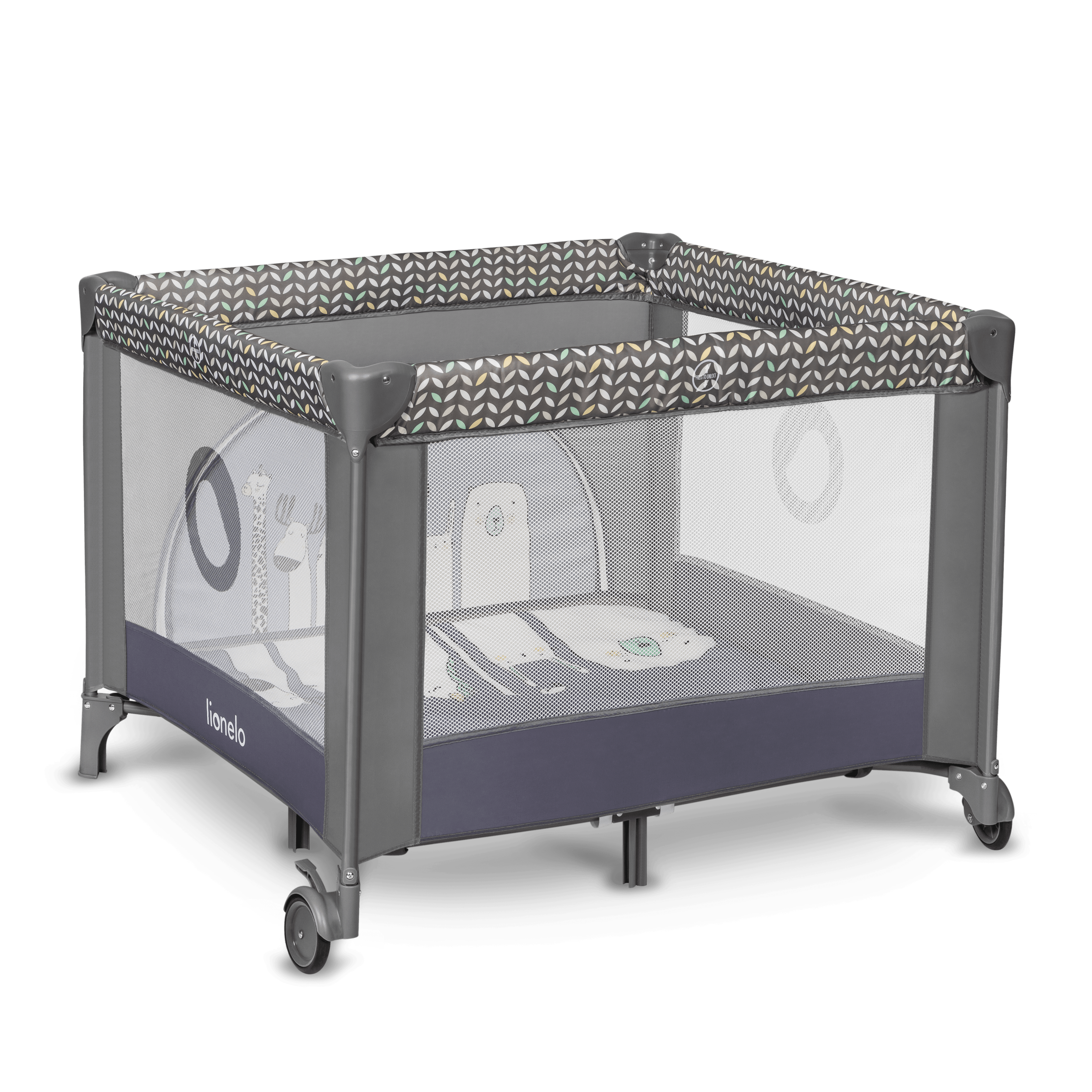 Lionelo Lene Grey Stone â Playpen - Image 6