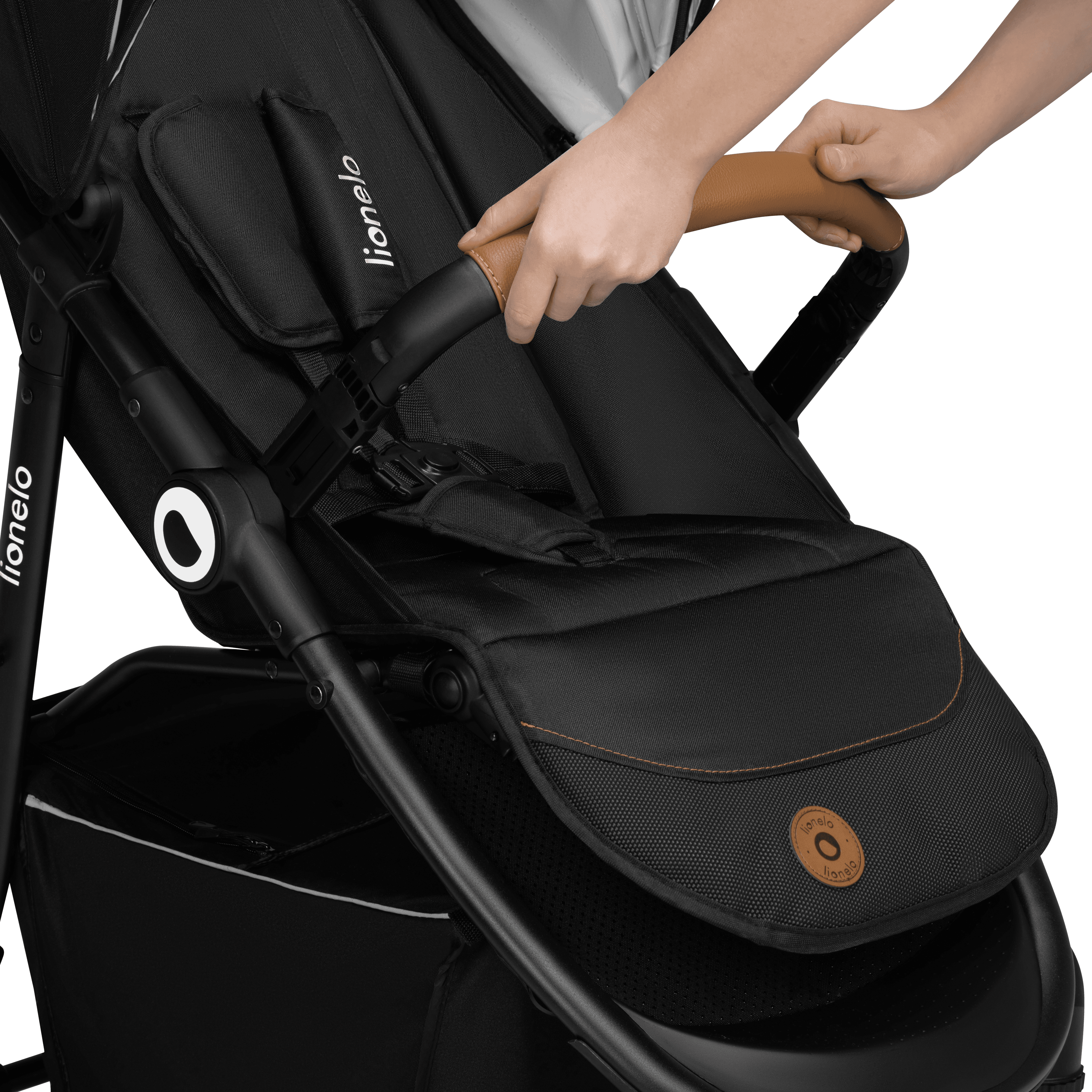 ليونيلو نات أسود - عربة أطفال - الصورة 2