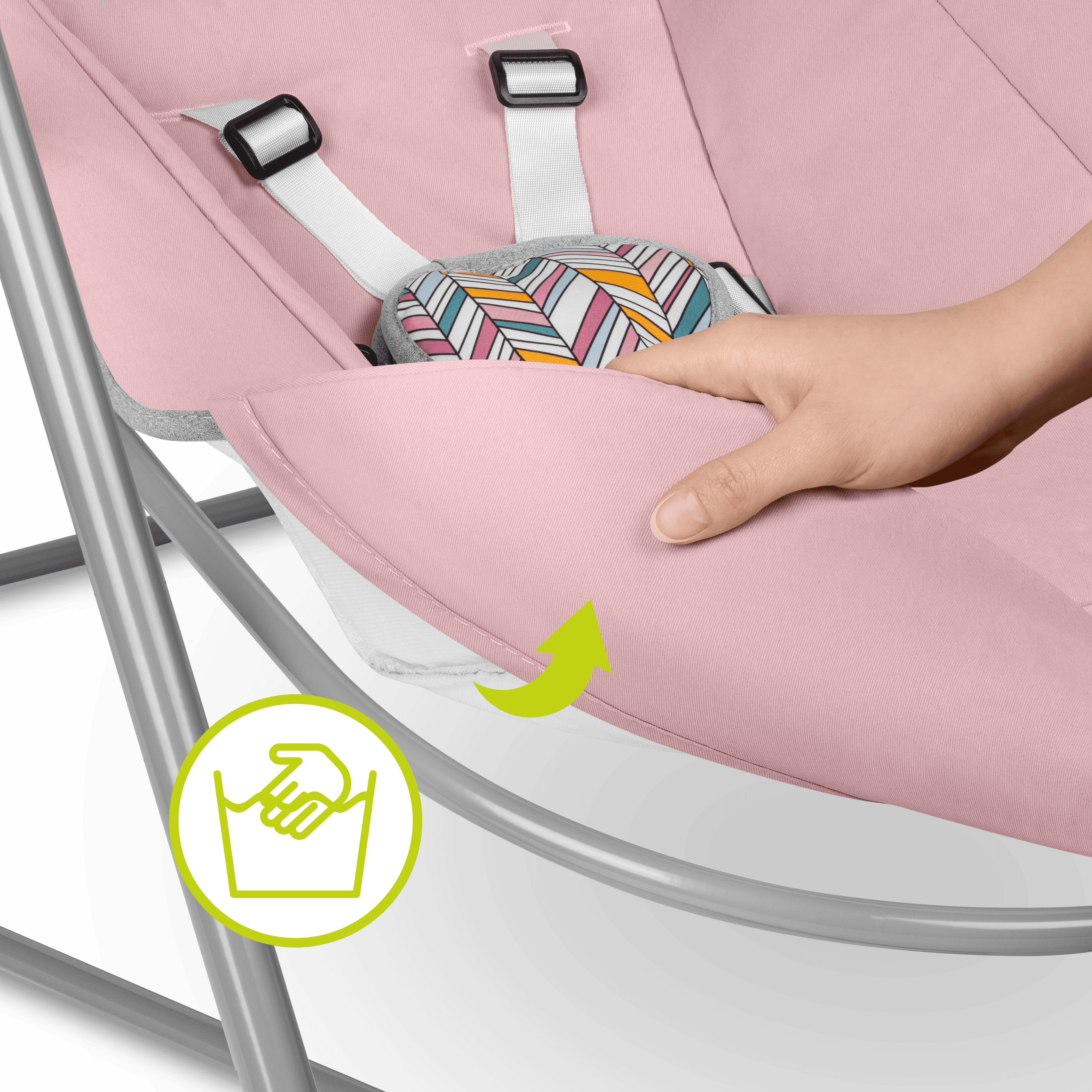 Lionelo Otto Pink Baby âBouncer -rocker - Image 14