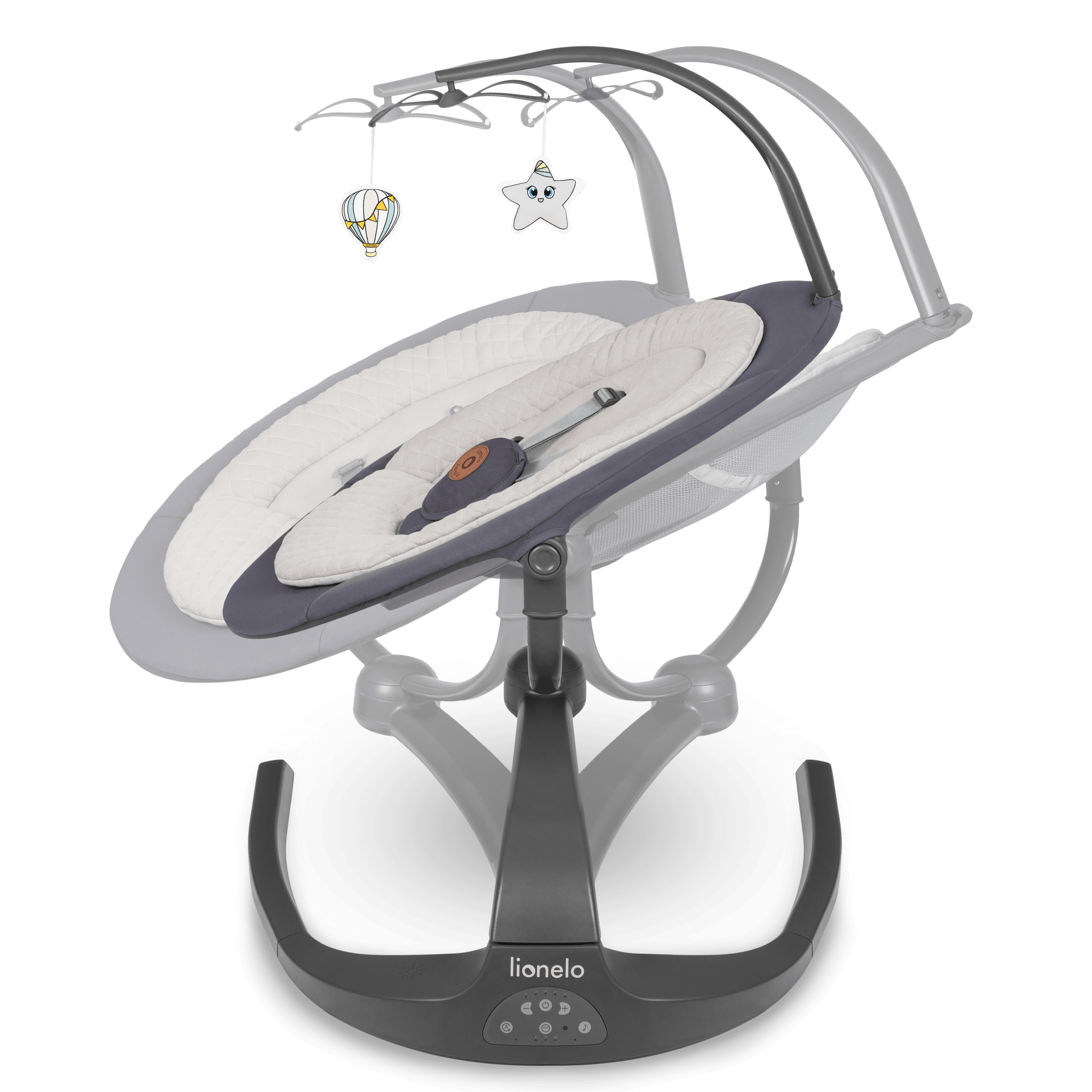 Lionelo Rina Grey Concrete â Bouncer - rocker - Image 18