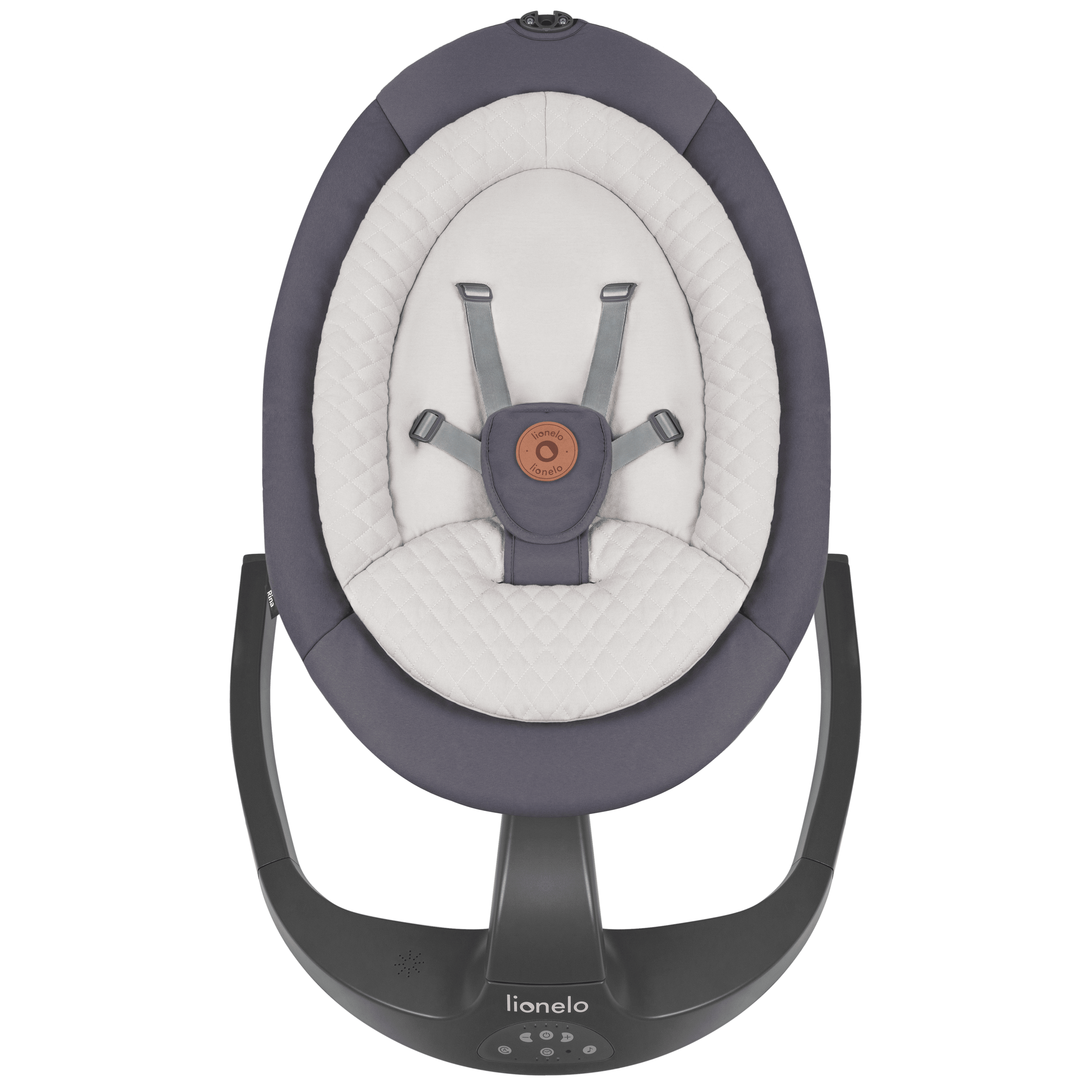 Lionelo Rina Grey Concrete â Bouncer - rocker - Image 15
